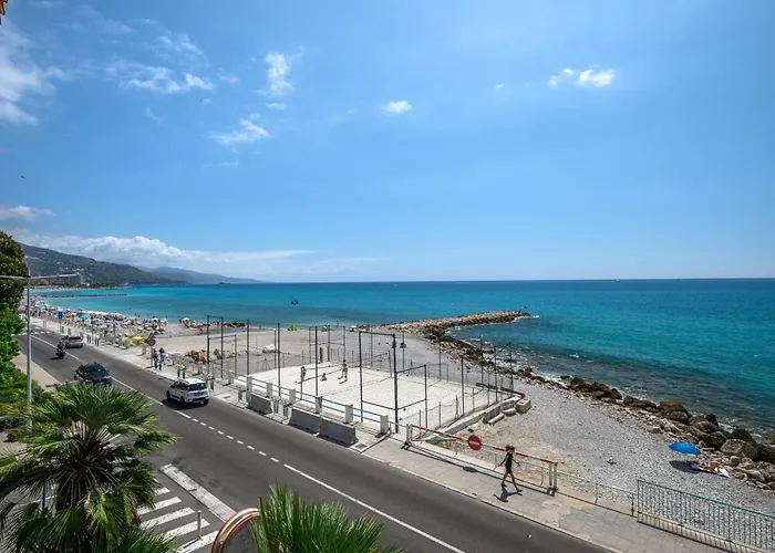 Le Berkeley, Renove 1 Chambre, Front De Mer, Parking, Ac Μεντόν