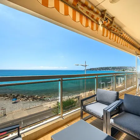 Le Berkeley, Renove 1 Chambre, Front De Mer, Parking, Ac * 芒通